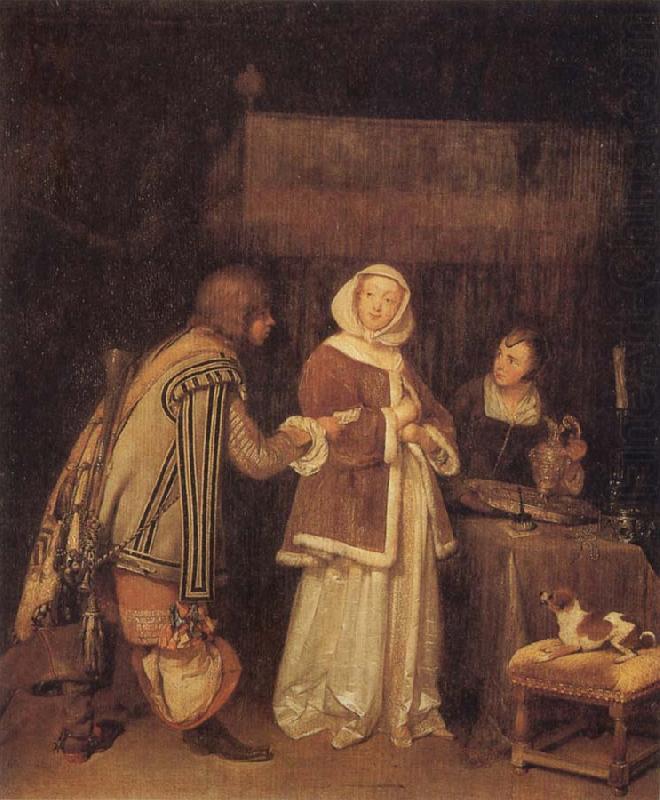 TERBORCH, Gerard The Letter china oil painting image